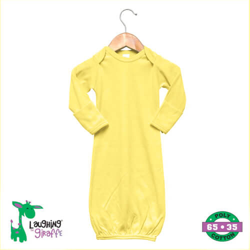 The Laughing Giraffe Baby Gown With Mittens Kids Blanks