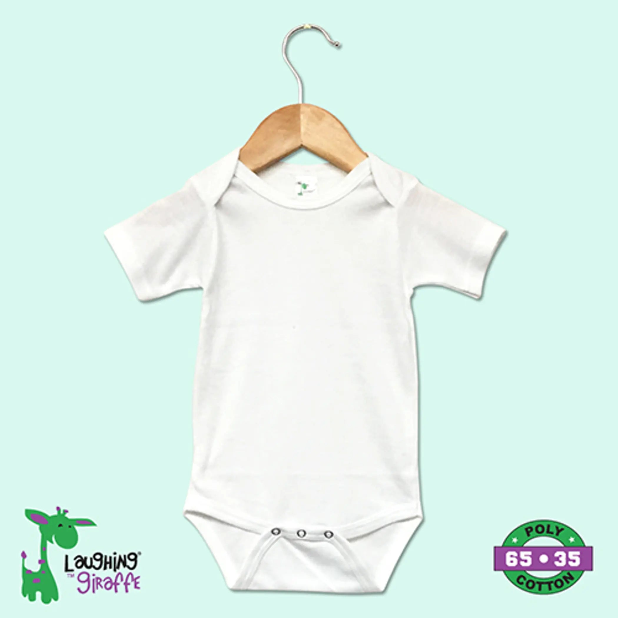 The Laughing Giraffe Baby Onesie Short Sleeve Kids Blanks