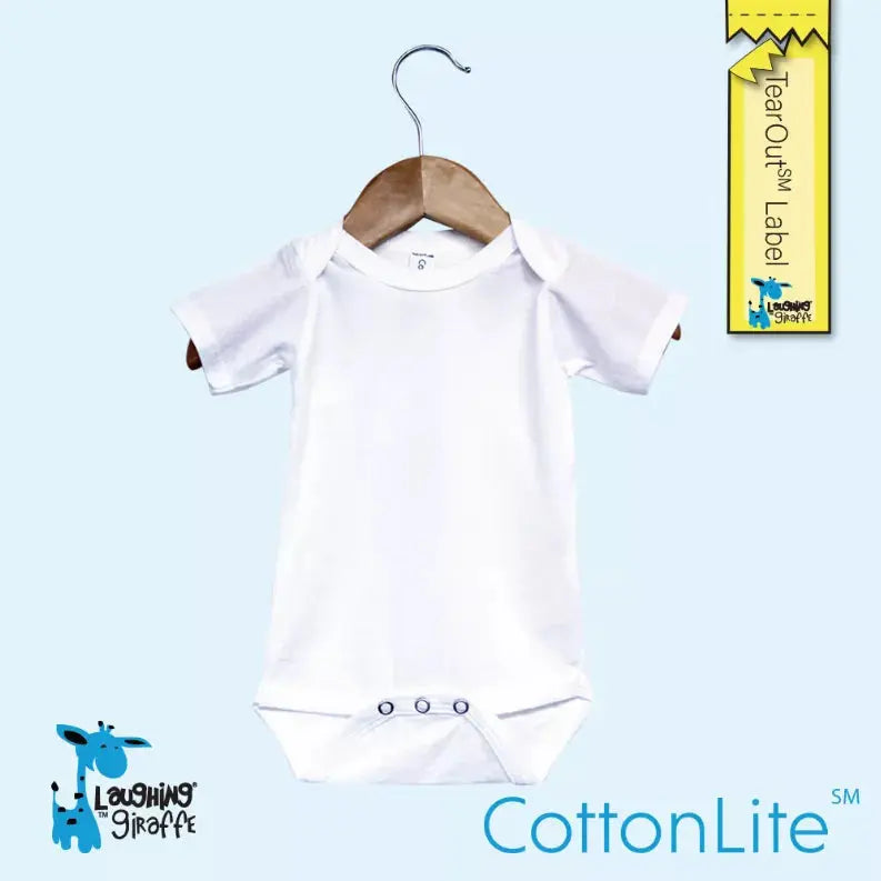 The Laughing Giraffe Baby Onesie With Tear Out Labels Kids Blanks