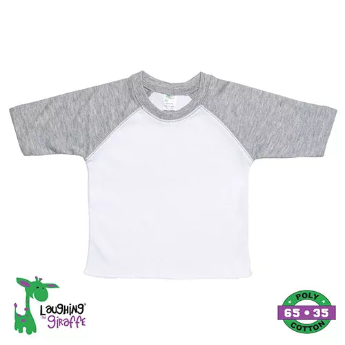 The Laughing Giraffe Baby Raglan T-Shirt Kids Blanks