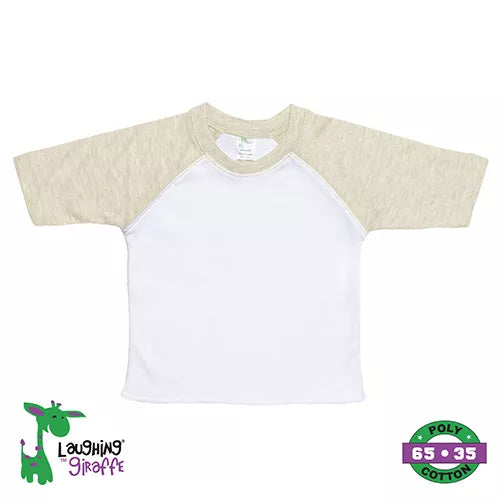 The Laughing Giraffe Baby Raglan T-Shirt Kids Blanks