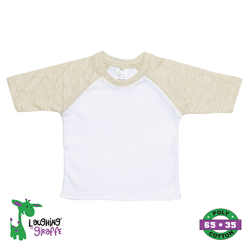 The Laughing Giraffe Baby Raglan T-Shirt Kids Blanks