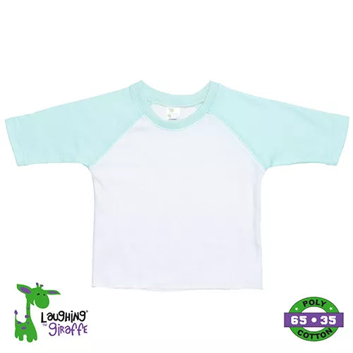 The Laughing Giraffe Baby Raglan T-Shirt Kids Blanks