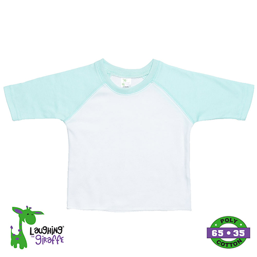 The Laughing Giraffe Baby Raglan T-Shirt Kids Blanks
