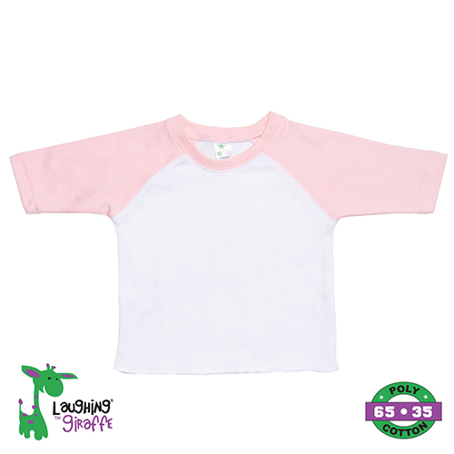 The Laughing Giraffe Baby Raglan T-Shirt Kids Blanks