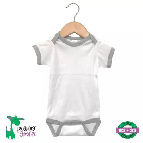 The Laughing Giraffe Baby Ringer Onesie Kids Blanks