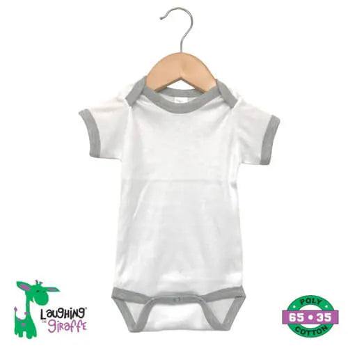 The Laughing Giraffe Baby Ringer Onesie Kids Blanks
