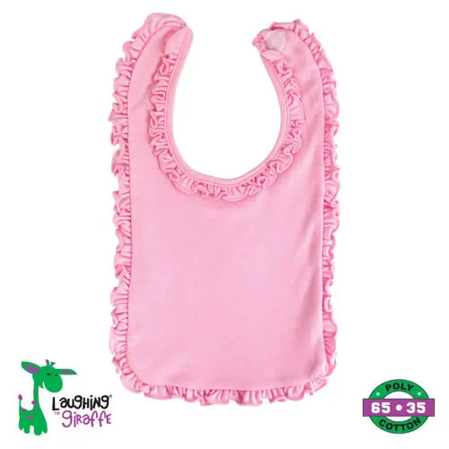 The Laughing Giraffe Baby Ruffles Bib Kids Blanks