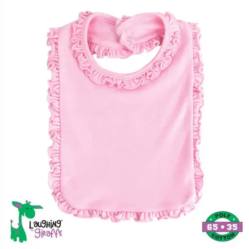 The Laughing Giraffe Baby Ruffles Bib Kids Blanks