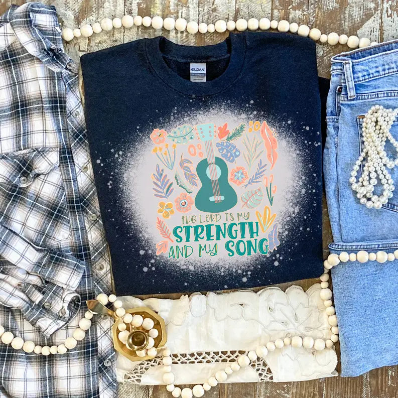 The Lord Is My Strength an My Song Shirt CK's Boutique