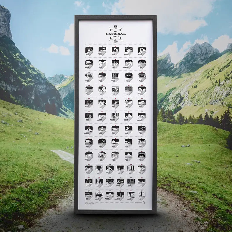 The National Parks Register Print The 14er Project