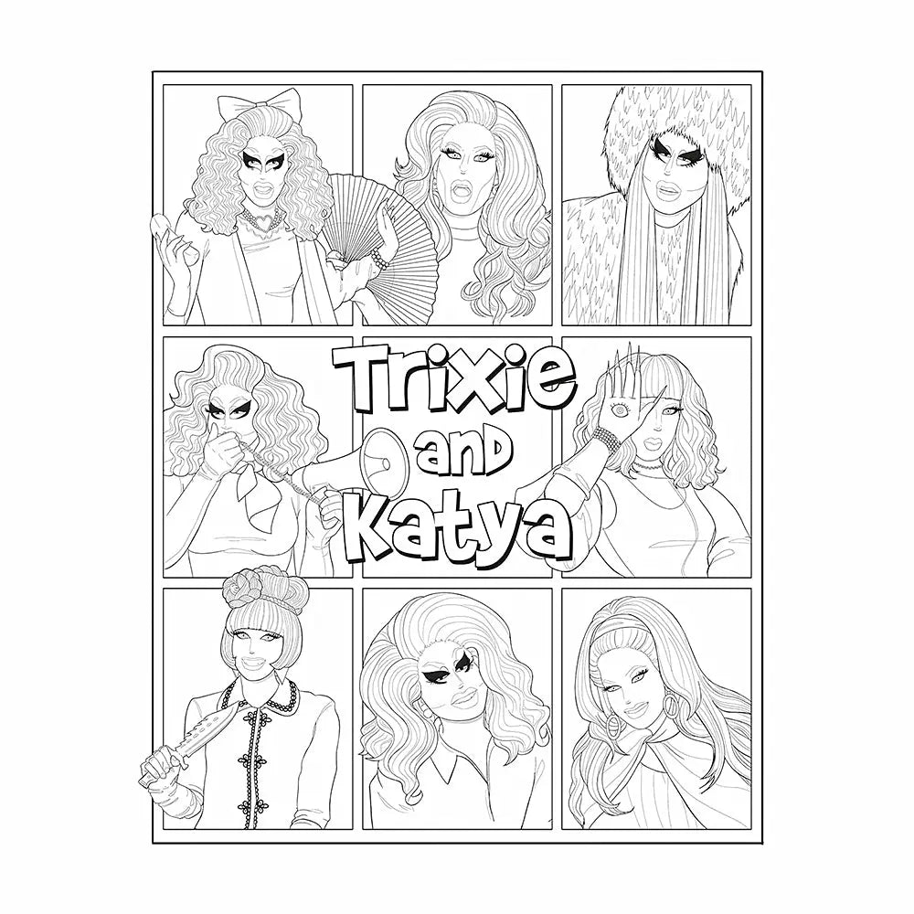 The Official Trixie and Katya Coloring Book Penguin
