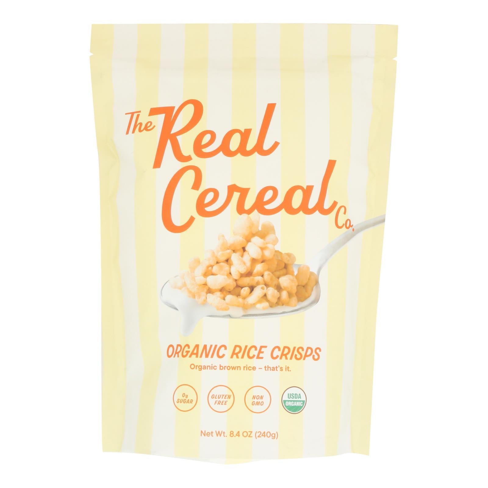 The Real Cereal Co. - Cereal Og2 Rice Crisps - Cs Of 6-8.4 Oz The Real Cereal Co.