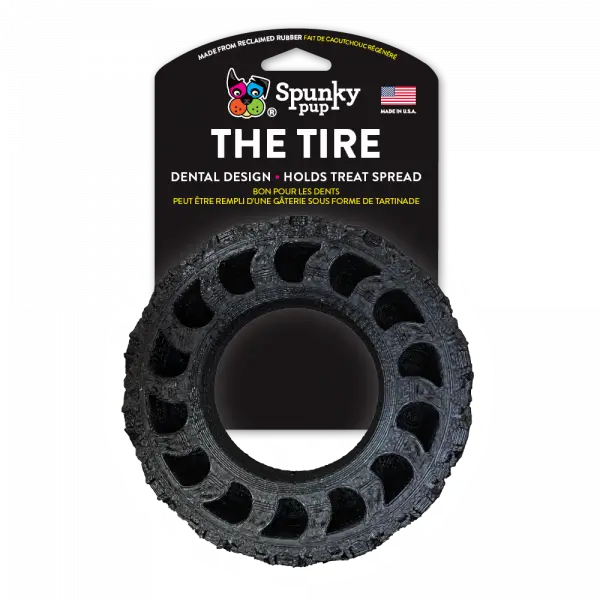 The Tire - Reclaimed Rubber Toy Spunky Pup