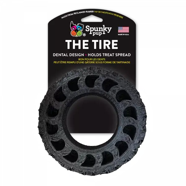 The Tire - Reclaimed Rubber Toy Spunky Pup
