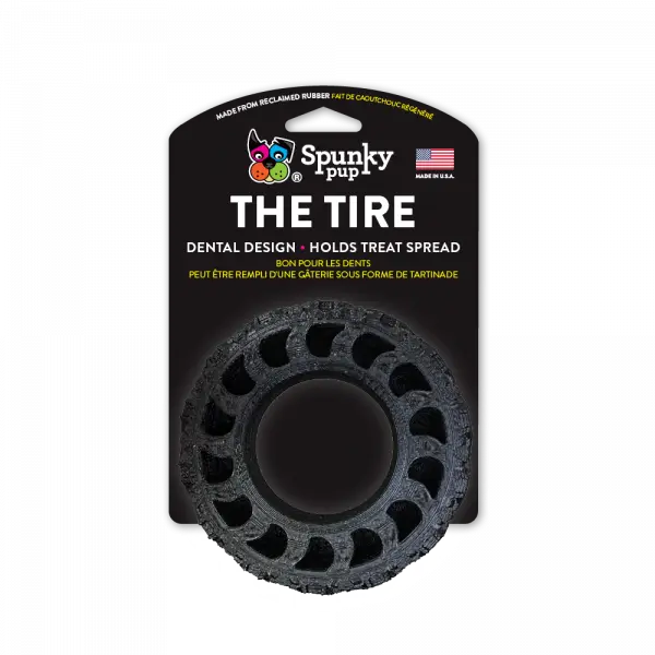 The Tire - Reclaimed Rubber Toy Spunky Pup