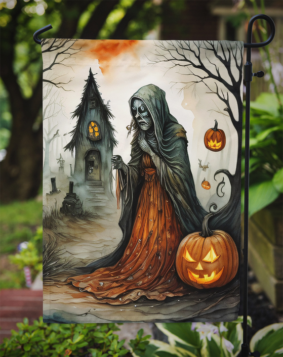The Weeping Woman Spooky Halloween Garden Flag Caroline's Treasures