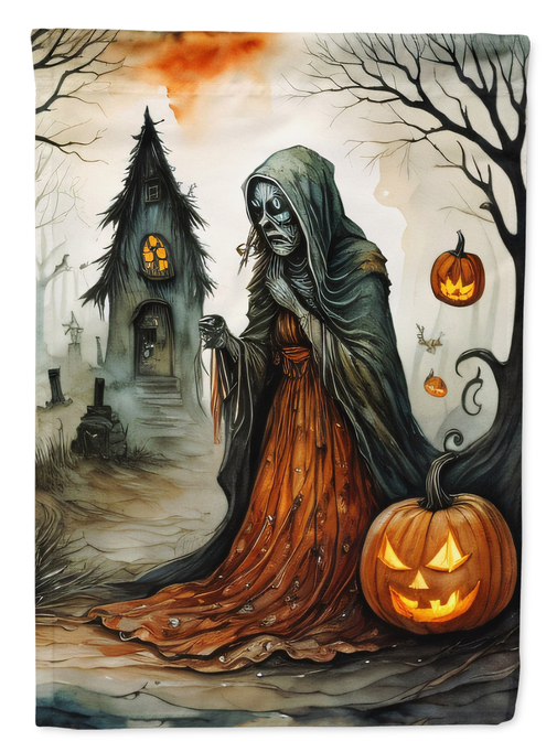 The Weeping Woman Spooky Halloween Garden Flag Caroline's Treasures