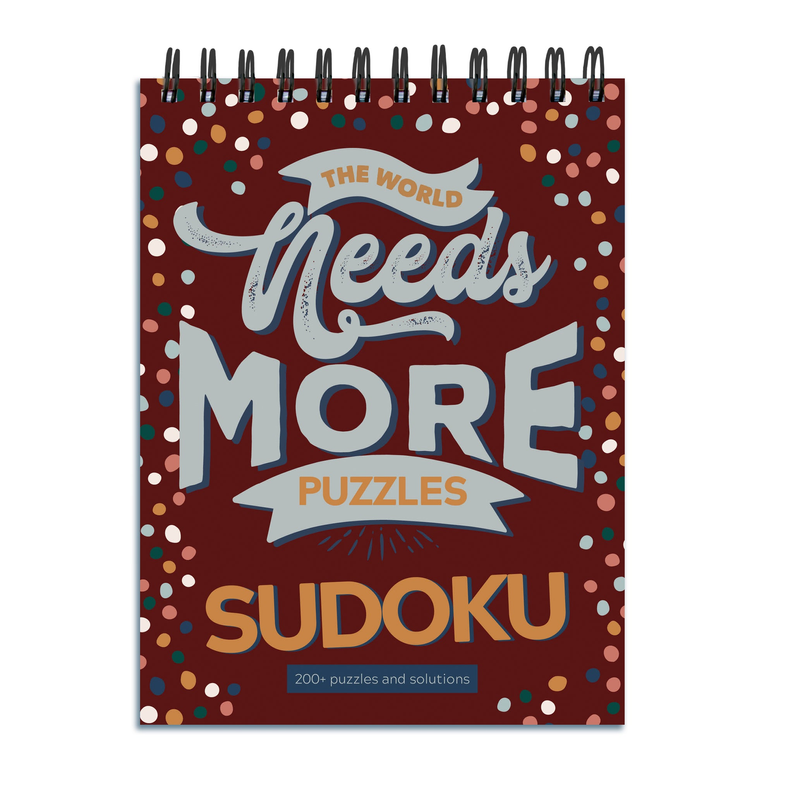 The World Needs More Sudoku Book Puzzle Pad TF Publishing