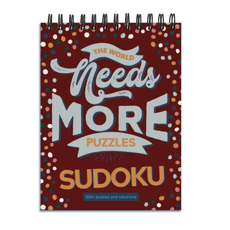 The World Needs More Sudoku Book Puzzle Pad TF Publishing