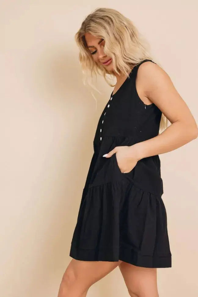 There She Goes Ruffled Mini Dress Stay Warm in Style