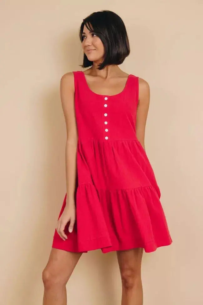 There She Goes Ruffled Mini Dress Stay Warm in Style