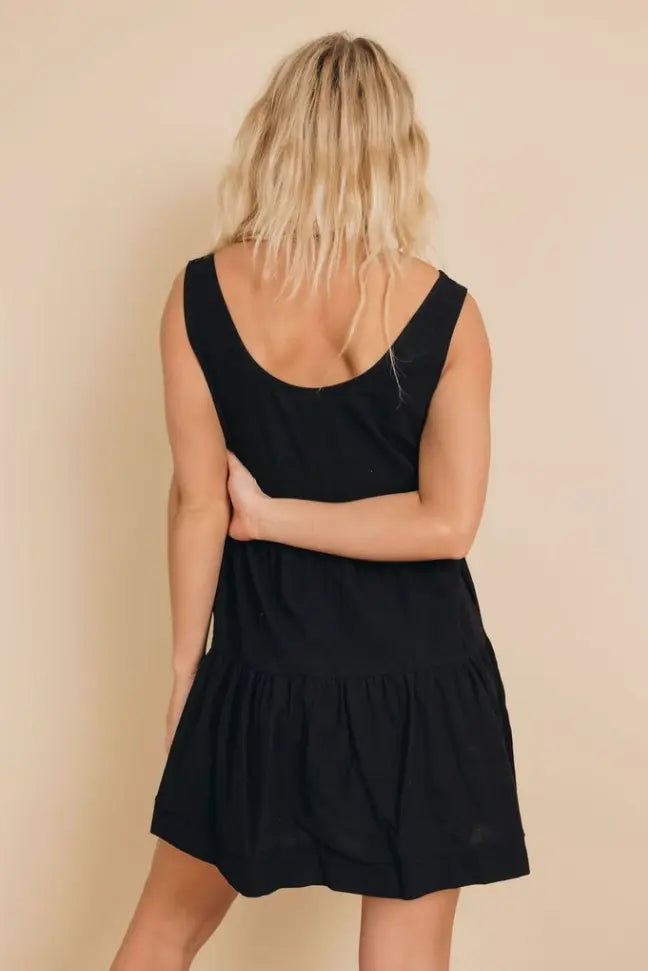 There She Goes Ruffled Mini Dress Stay Warm in Style