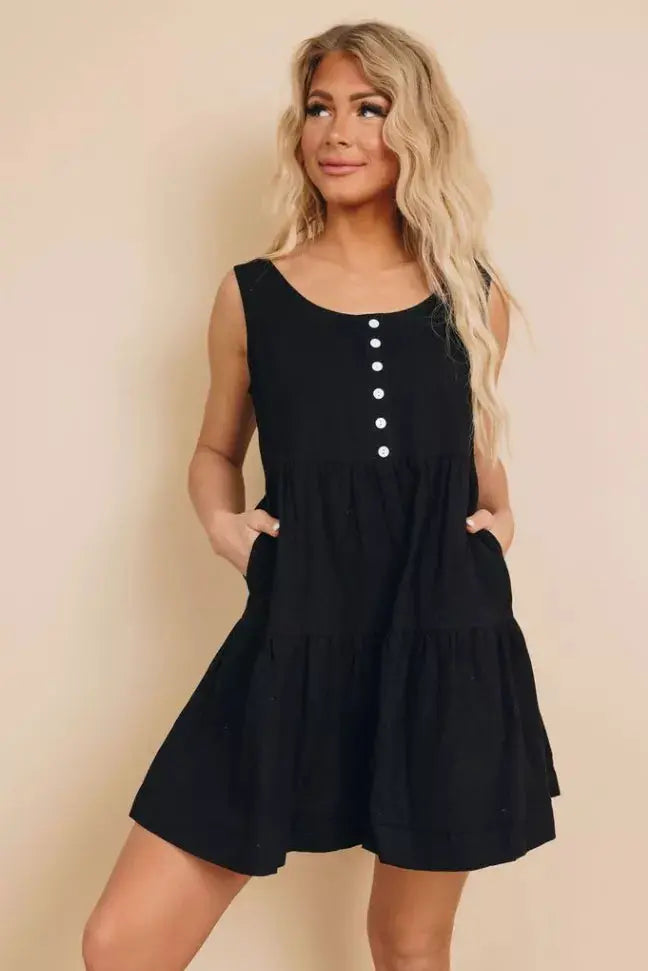 There She Goes Ruffled Mini Dress Stay Warm in Style