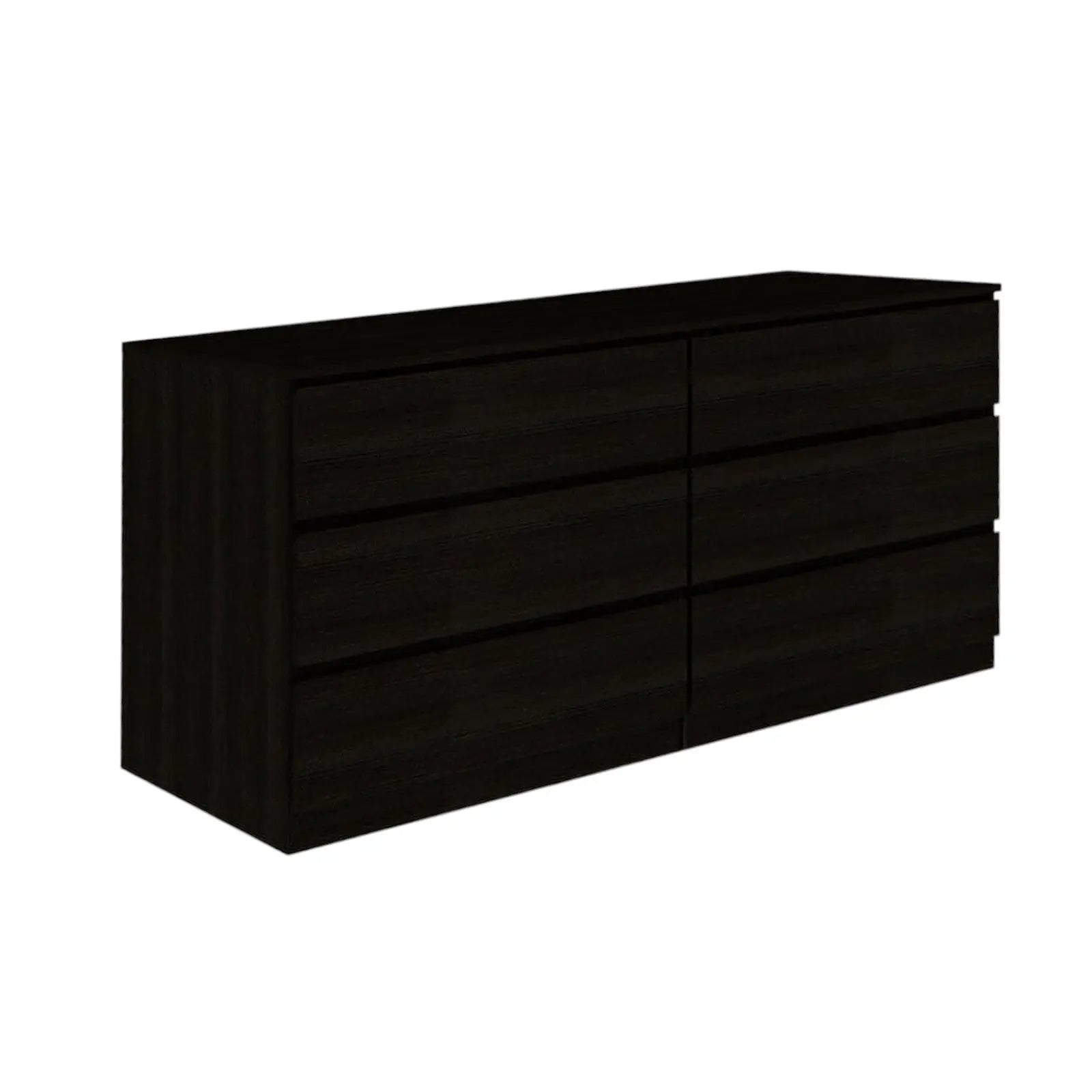 Three Piece Brown and Black Bedroom Set Homeroots Bed & Bath