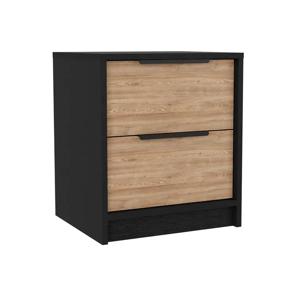 Three Piece Brown and Black Bedroom Set Homeroots Bed & Bath