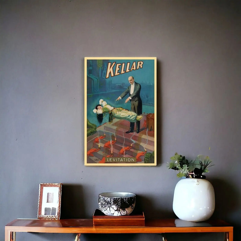 Thurston Out Of A Hat Vintage Magic Unframed Print Wall Art - GreatEagleInc