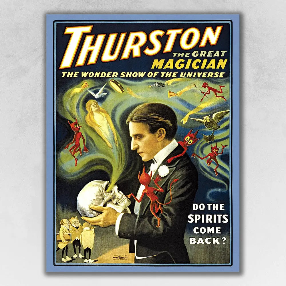 Thurston Spirits Vintage Magic Unframed Print Wall Art - GreatEagleInc