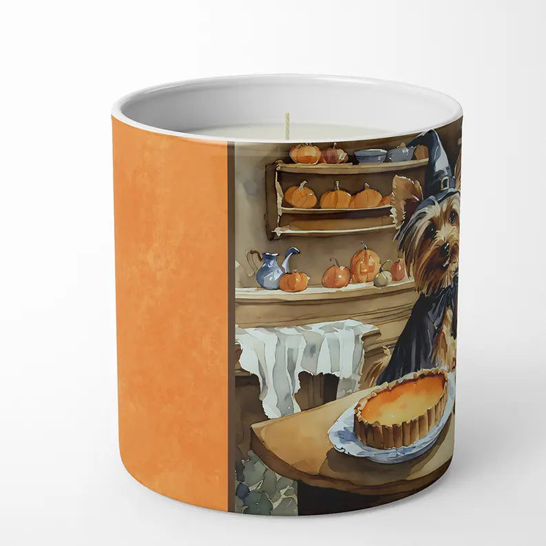 Tibetan Mastiff Fall Kitchen Pumpkins Decorative Soy Candle Caroline's Treasures