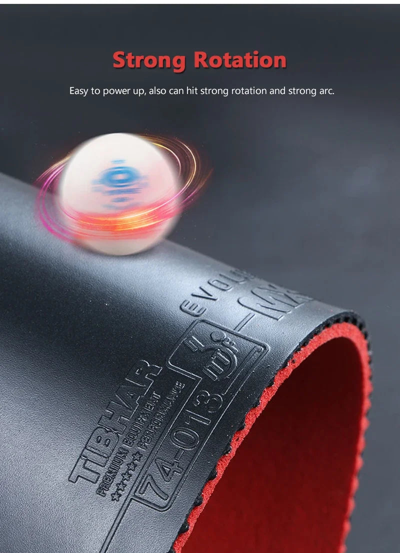 Tibhar-Evolution EL-P Table Tennis Rubber, Professional Non-Toxic Pimples-in Ping Pong Rubber for Quick Attack GreatEagleInc