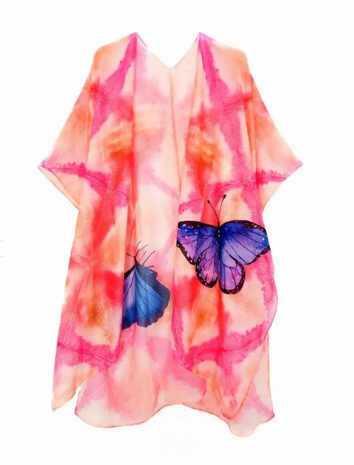 Tie-Dye Butterfly Kimono JC Sunny Fashion