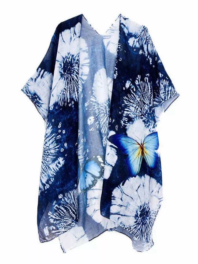 Tie-Dye Butterfly Kimono JC Sunny Fashion