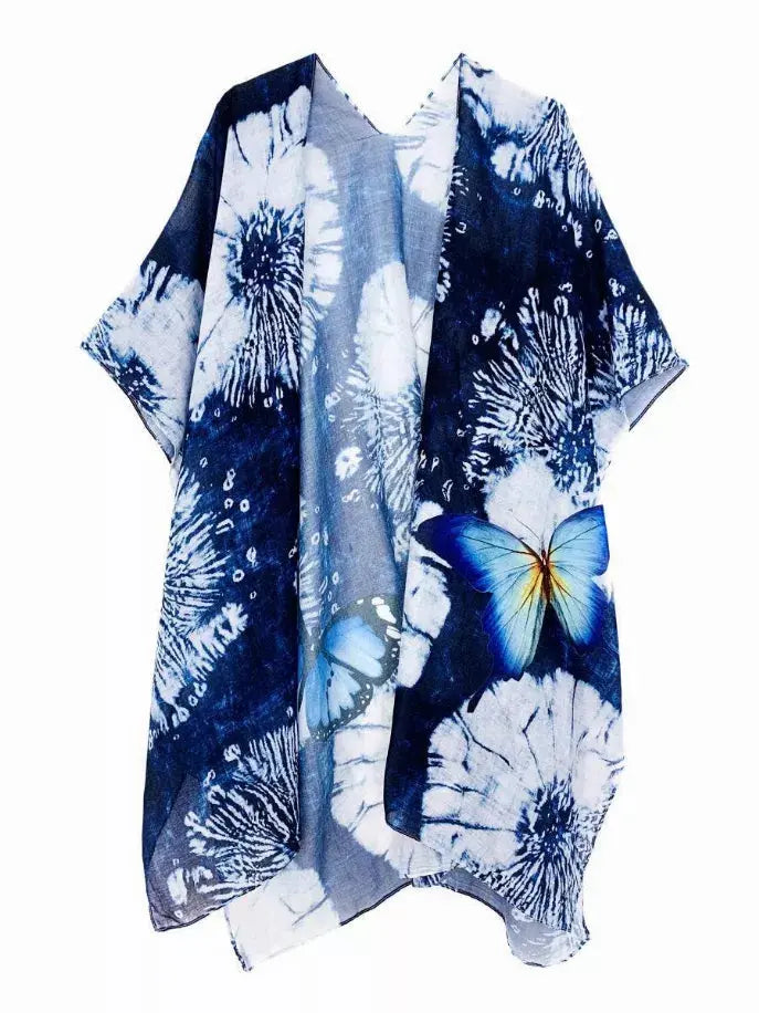 Tie-Dye Butterfly Kimono JC Sunny Fashion