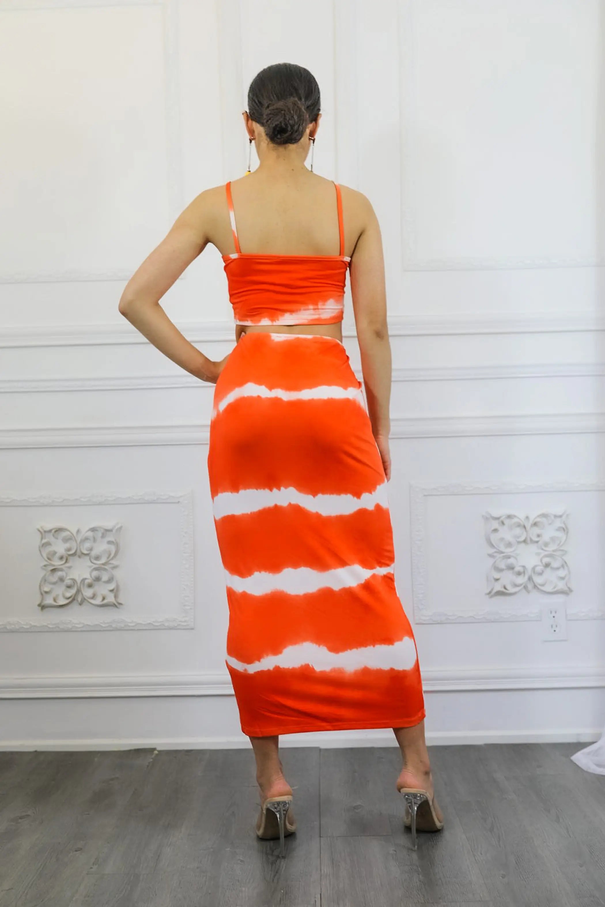 Tie Dye Crop Top & Maxi Skirt Set SurelyMine