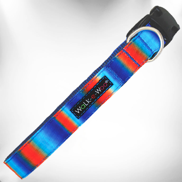 Tie Dye Dog Collars Walk-e-Woo