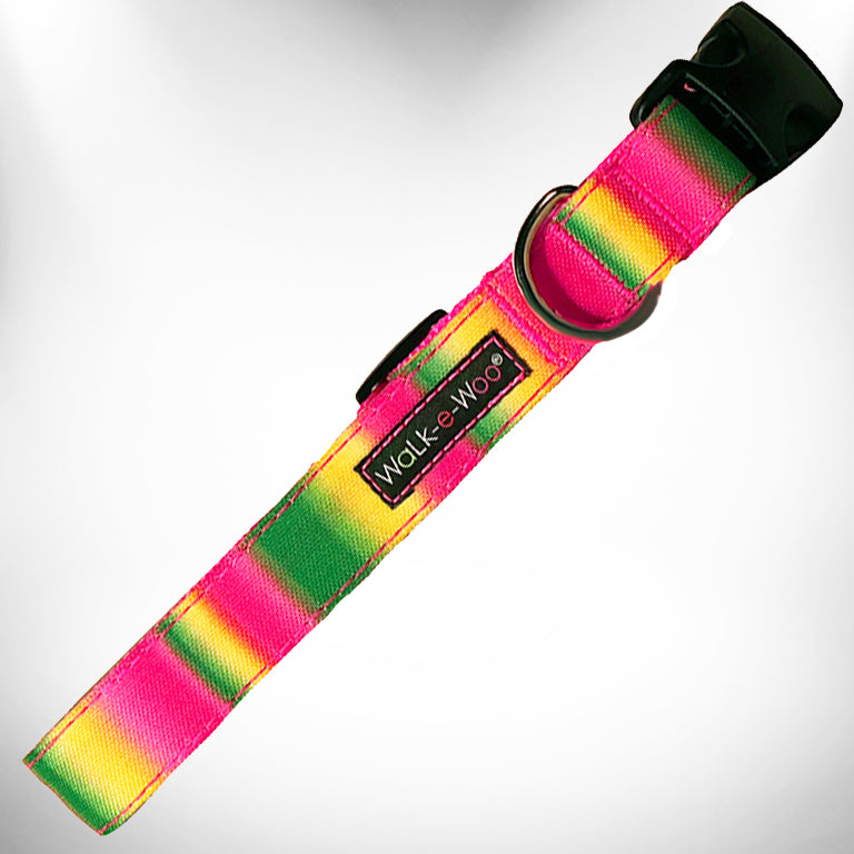 Tie Dye Dog Collars Walk-e-Woo