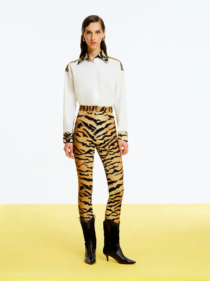 Tiger Print Shirt Monique Store