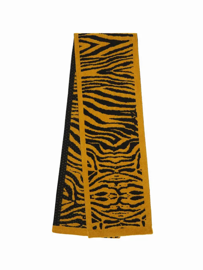 Tiger Print Twin Set Knit Cardigan Monique Store