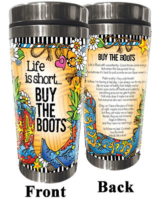TingleBoot Collection Stainless Steel Tumbler Suzy Toronto