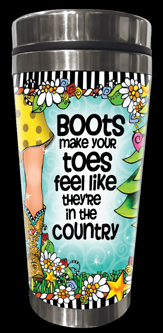 TingleBoot Collection Stainless Steel Tumbler Suzy Toronto