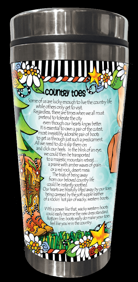TingleBoot Collection Stainless Steel Tumbler Suzy Toronto