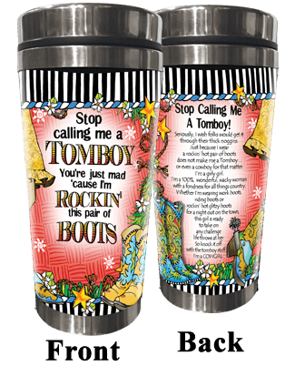 TingleBoot Collection Stainless Steel Tumbler Suzy Toronto
