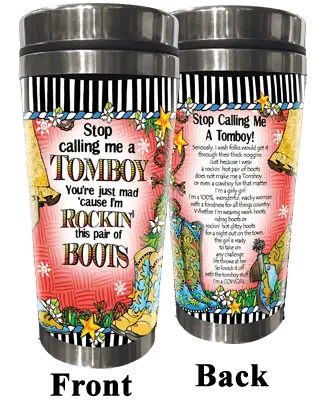 TingleBoot Collection Stainless Steel Tumbler Suzy Toronto
