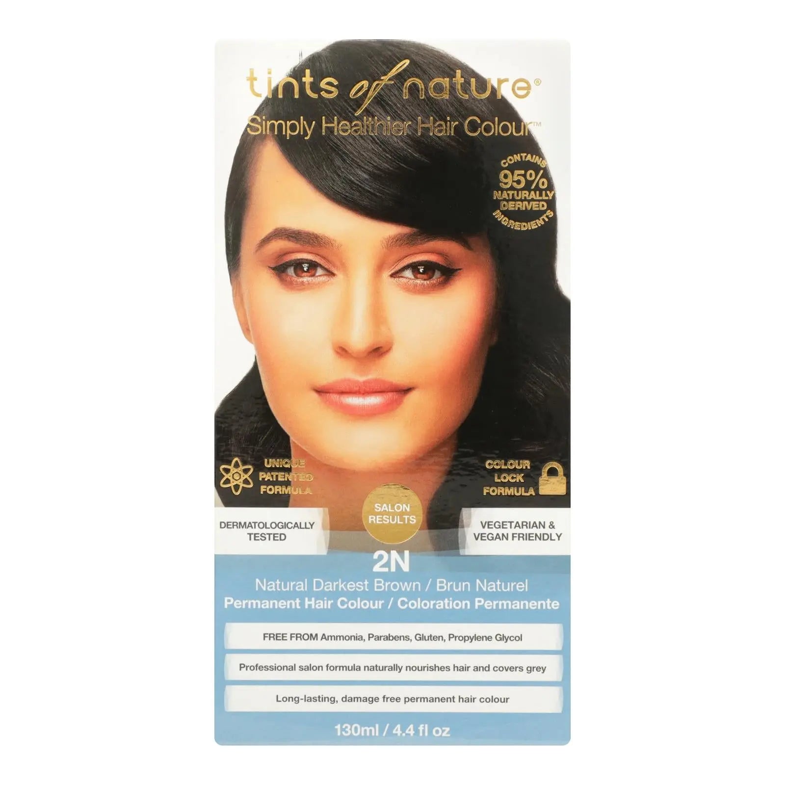 Tints Of Nature 2n Darkest Brown Hair Color  - 1 Each - 4.4 Fz Tints Of Nature