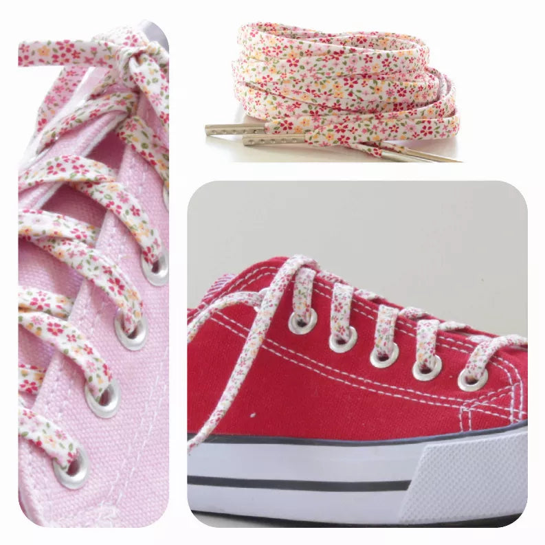 Tiny Flowers Shoelaces Cutelaces