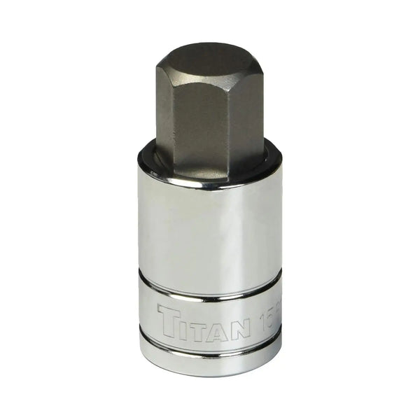 Titan 17mm Hex Bit Socket With 1/2" Drive TITAN